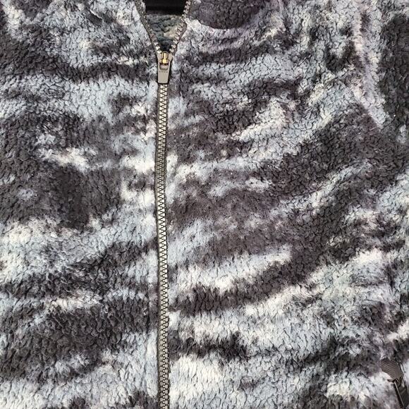 ATHLETA Jacket Medium Gray Black Women's Tugga Sherpa Soft Marble - Picture 5 of 14